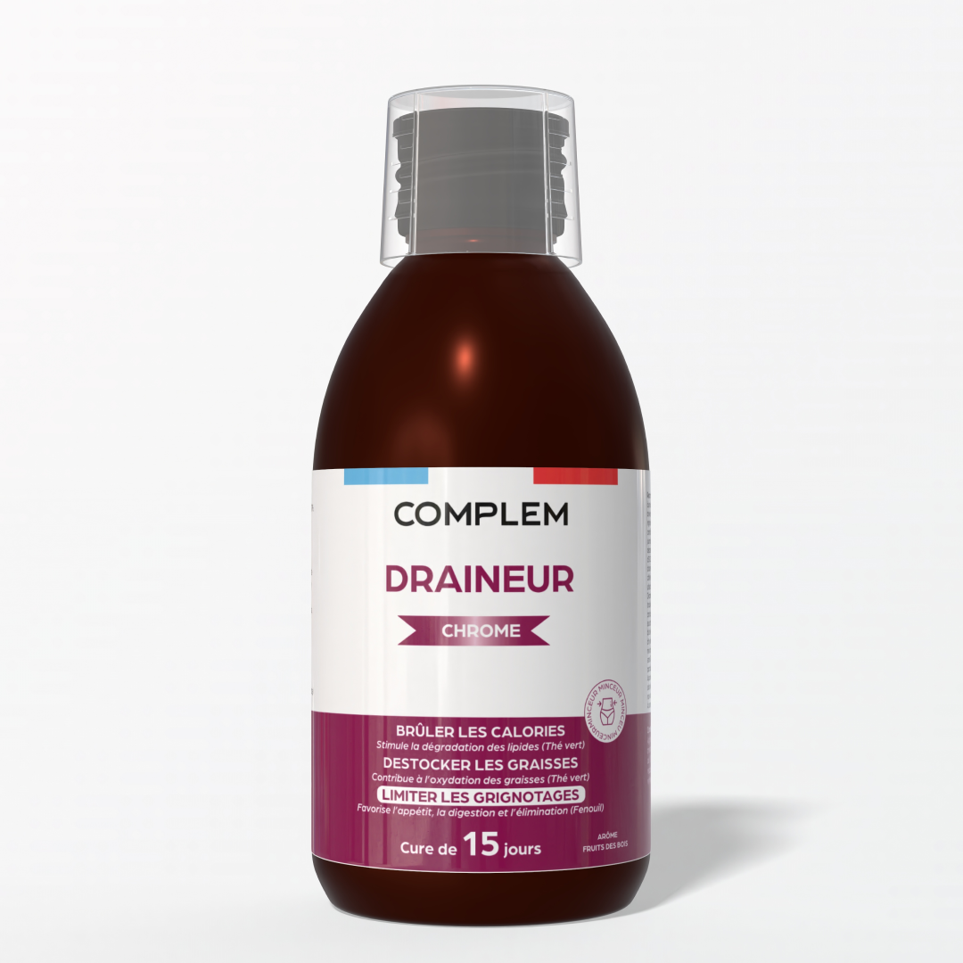 Draineur Chrome  Rduction de la rtention d'eau & soutien mtabolique   COMPLEM