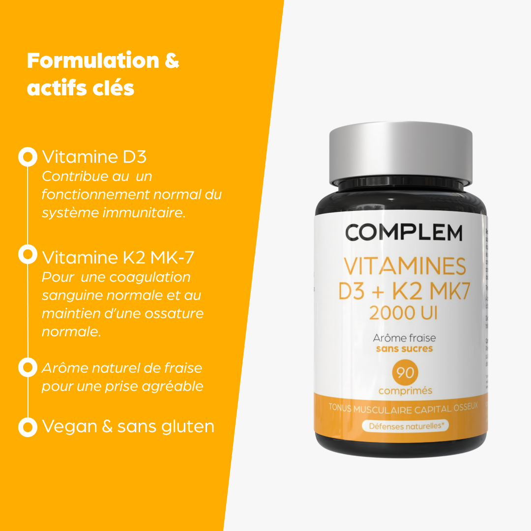 Vitamine D3 K2-MK7